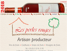 Tablet Screenshot of les-perles-rouges.com